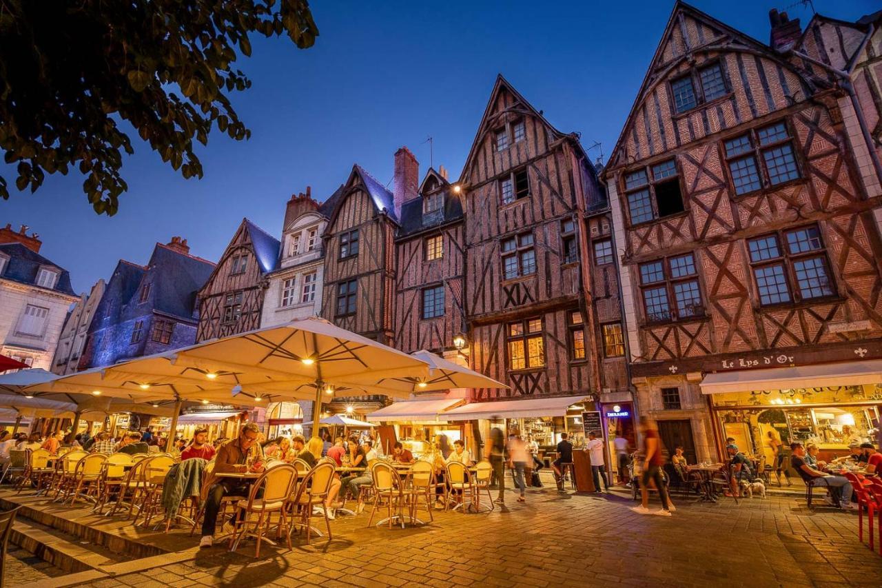 Maison Tourangelle Chic & Cosy Avec Cour Tours Kültér fotó